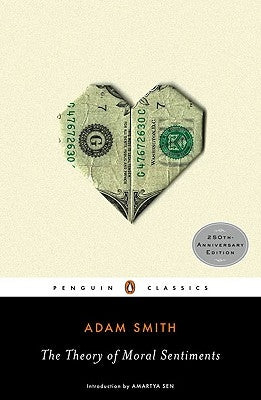 Cover image of "The Theory of Moral Sentiments" by Penguin Group, featuring a classic book cover with elegant typography and design.