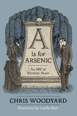 Paperback book titled "A is for Arsenic: An ABC of Victorian Death" by Kestrel Publications, featuring Victorian-era illustrations.