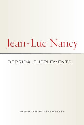 Derrida, Supplements Paperback Fordham University Press