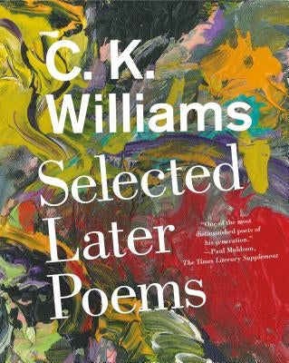 Selected Later Poems Paperback Farrar, Straus and Giroux