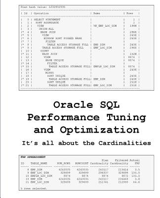 Oracle SQL Performance Tuning and Optimization: It's all about the Cardinalities Paperback Createspace Independent Publishing Platform