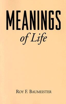 Meanings of Life Paperback Guilford Publications