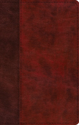 ESV Large Print Thinline Bible (Trutone, Burgundy/Red, Timeless Design) Bible Crossway