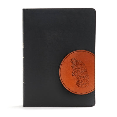 CSB Apologetics Study Bible for Students, Black/Tan Leathertouch: Black Letter, Teens, Study Notes and Commentary, Ribbon Marker, Sewn Binding, Easy-T Bible Holman Bibles