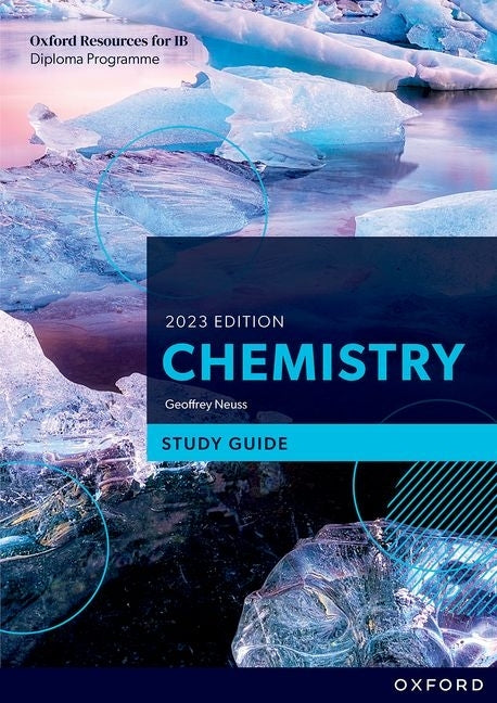 Oxford University Press Chemistry IB Diploma Programme 2023 Edition study guide paperback with title and cover design visible
