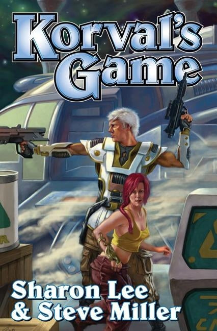 Paperback copy of Korval's Game by Baen, showing the book cover with title and author on a plain background.