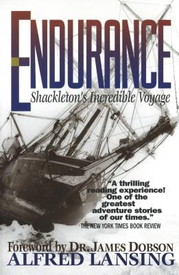 Paperback of Endurance: Shackleton's Incredible Voyage by Tyndale House Publishers, showing the book cover with Antarctic expedition imagery.