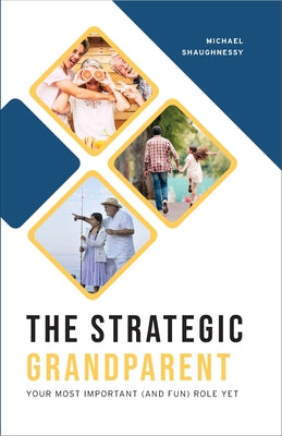 Paperback book titled "Strategic Grandparent" by Word Among Us Press, featuring a cover with colorful, engaging design.