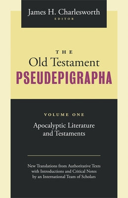 Paperback of The Old Testament Pseudepigrapha Volume 1: Apocalyptic Literature and Testaments by Hendrickson Academic, with a plain cover.