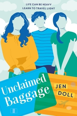 Square Fish Unclaimed Baggage paperback book with colorful cover featuring a collection of miscellaneous luggage and travel items.