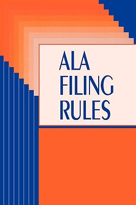 ALA Filing Rules Paperback ALA Editions