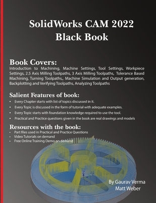 SolidWorks CAM 2022 Black Book Paperback Cadcamcae Works