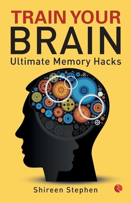 Paperback book titled "Train Your Brain" by Rupa Publications, featuring a colorful cover with brain and brain training imagery.