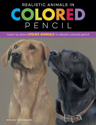 Paperback art book by Walter Foster Publishing featuring step-by-step colored pencil drawings of realistic animals.