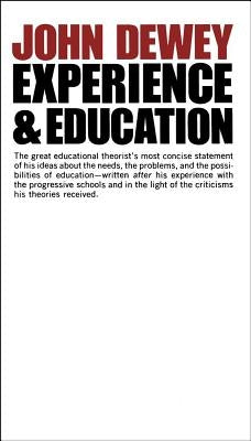 Paperback book titled "Experience and Education" by Free Press, showing the front cover with title and author details.