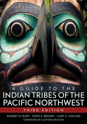 Paperback book titled "A Guide to the Indian Tribes of the Pacific Northwest" by University of Oklahoma Press, featuring tribal illustrations.