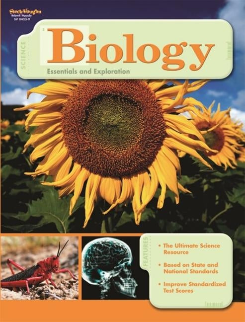 High School Science Reproducible Biology Paperback Steck Vaughn School Supply