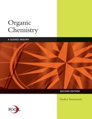 Paperback of Organic Chemistry: A Guided Inquiry textbook by Cengage Learning, showing the cover with title and design elements.