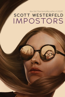 Paperback of Impostors novel by Scholastic Inc., featuring a colorful cover with characters and mysterious themes.