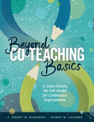 Paperback book titled "Beyond Co-Teaching Basics" by ASCD, featuring a cover with educational graphics and text on data-driven teaching.