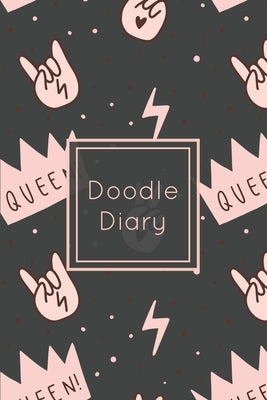 Doodle Diary: Writing Prompts & Blank Lined Drawing Pages, Girls Gift, Notebook, Journal, Book Paperback Amy Newton