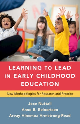 Paperback book titled "Learning to Lead in Early Childhood Education" by Cambridge University Press, featuring educational cover design.