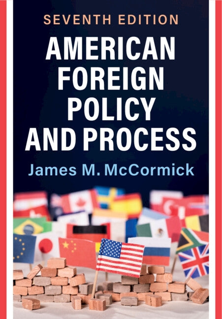 Paperback of American Foreign Policy and Process by Cambridge University Press showing the book cover with title and author details.