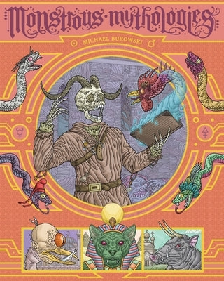 Cover of Monstrous Mythologies book by Lethe Press, featuring mythological creature illustrations on a dark background.