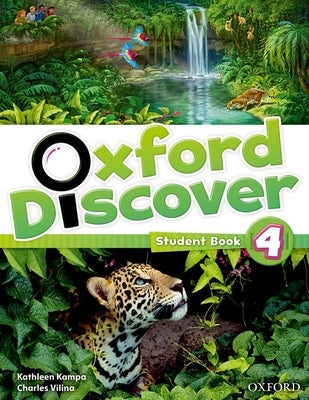 Oxford Oxford Discover 4 Student's Book paperback, featuring colorful cover with educational design and text.
