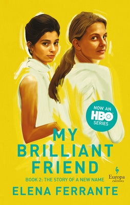 Cover image of "The Story of a New Name" Book 2 youth edition by Europa Editions, featuring colorful book cover artwork.