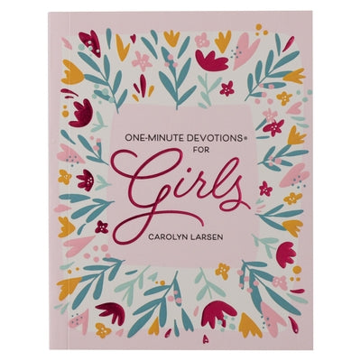 One-Minute Devotions for Girls Paperback Christian Art Gifts