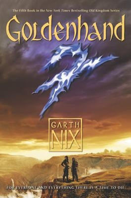 Paperback of Goldenhand novel by HarperCollins featuring a cover with fantasy artwork and the title prominently displayed.