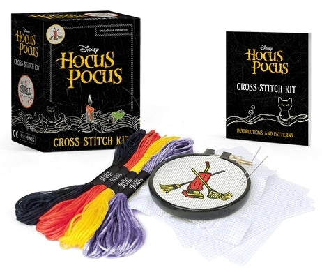 Paperback Hocus Pocus cross-stitch kit by Rp Minis featuring colorful design and stitch instructions on the cover.