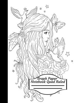 Graph Paper Notebook Quad Ruled: Grid Paper Notebook, Quad Ruled, 110 Sheets (Large, 8 x 10) Math and Science Coloring Cover and Bonus Back Page Paperback Independently Published