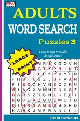 Paperback adults word search puzzles book with colorful puzzle pages and hidden words, designed for mental stimulation and entertainment.