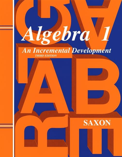 Saxon Algebra 1 Solutions Manual Third Edition Paperback Saxon Publications