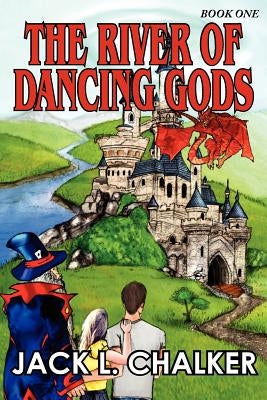 Paperback of The River of Dancing Gods by Phoenix Pick featuring the book cover with vibrant artwork and title text.