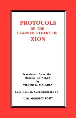 The Protocols of the Learned Elders of Zion Paperback Liberty Bell Publications