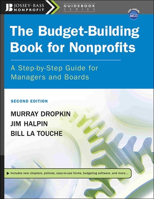 Paperback copy of The Budget-Building Book for Nonprofits by Jossey-Bass, showing the cover with title and author.
