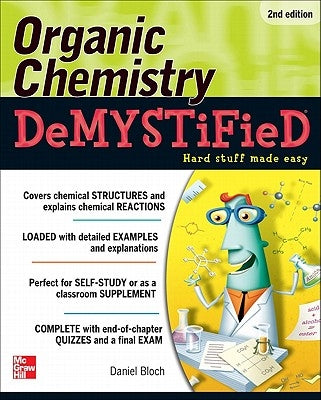 Paperback of Organic Chemistry Demystified 2nd Edition by McGraw-Hill Companies, featuring the book cover with title and author.