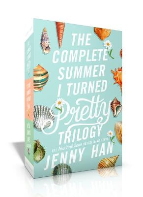 The Complete Summer I Turned Pretty Trilogy boxed set by Simon & Schuster Books for Young Readers, featuring colorful book covers.