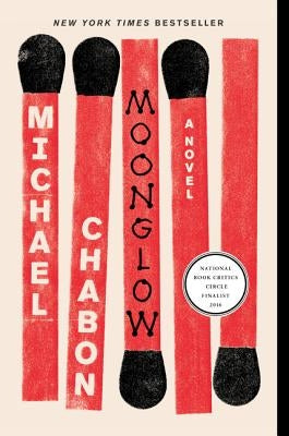 A hardcover copy of "Moonglow" by Harper Perennial featuring a minimalist cover design with a moon illustration.
