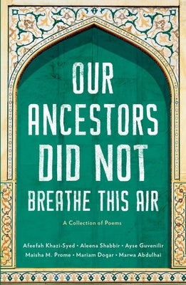 Our Ancestors Did Not Breathe This Air Paperback Beltway Editions
