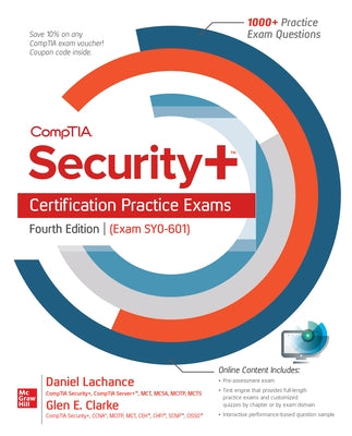 Comptia Security+ Certification Practice Exams, Fourth Edition (Exam Sy0-601) Paperback McGraw-Hill Companies