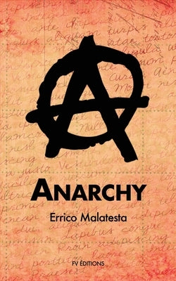 Anarchy Paperback Fv Editions