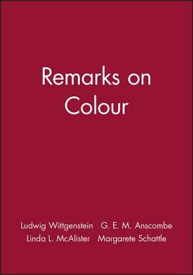 Remarks on Colour Paperback Wiley-Blackwell