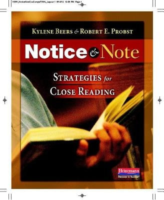 Paperback of Notice & Note: Strategies for Close Reading by Heinemann Educational Books, showing the book cover with title and author.