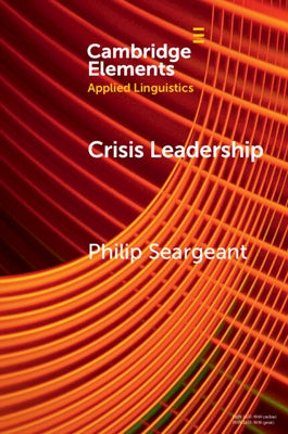 Paperback book titled "Crisis Leadership: Boris Johnson and Political Persuasion During the Covid Pandemic" by Cambridge University Press.