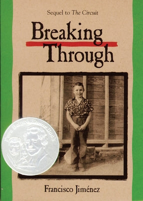 Paperback of "Breaking Through" by Clarion Books, featuring the book cover with bold title and colorful artwork.