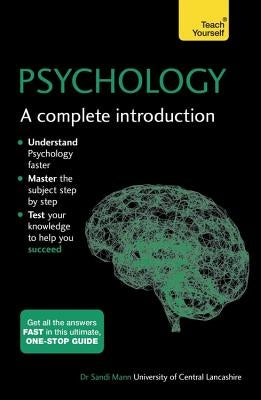 Paperback of Psychology: A Complete Introduction by Teach Yourself, featuring the book cover with title and author details.